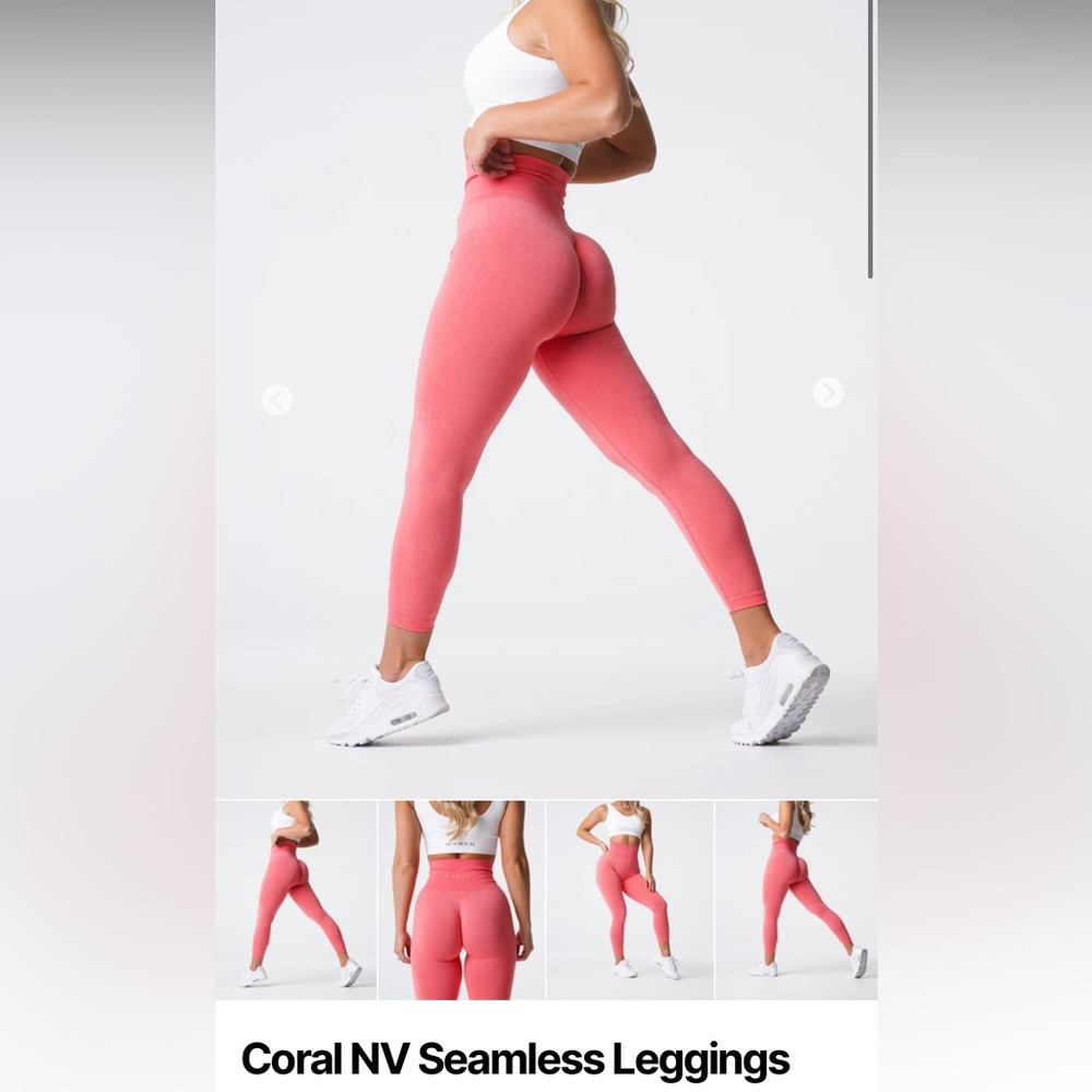 NVGTN - Coral NV Seamless Leggings